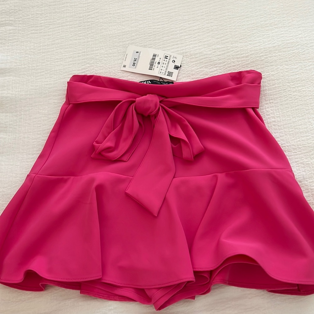 Pink zara skort